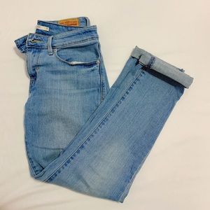 Mid rise skinny Levi jeans